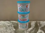 New Tupperware Set 3 Canisters 2.5 cups ea “If you can dream it, you can do it”
