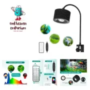 Full Spectrum Aquarium Light, Adjustable Saltwater Freshwater Super Bright Fi...