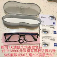 在飛比找Yahoo!奇摩拍賣優惠-收藏用 原價18000元 含德國蔡司ZEISS鏡片 眼鏡架 