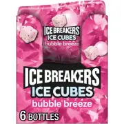 Ice Breakers Cubes Bubble Breeze 40 Count (Pack of 6),