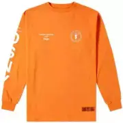 Heron Preston NYC Sanitation Mens LS Orange Tee