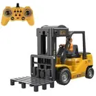 1:24 RC Forklift Truck Toy Remote Control Crane Construction Toys for Boys Gifts