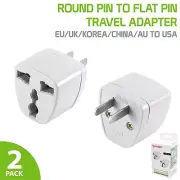Cellet Travel Power Adapter to Convert China, UK, AU, EU to US Plug Socket