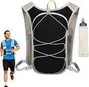 Hydration Backpack - Hydration Bag | with 500ML Soft Bottle Adjustable Strap Bladder for Jogging Camping Skiing Gym Hunting Outdoor Running