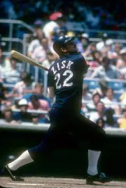 Richie Zisk Chicago White Sox swings and watches the flight of his- Old Photo 12