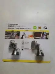 Scosche MagicMount Pro2 Window/Dash Magnetic Phone Mount for Car Home, 2 Pack