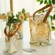 玻璃袋花瓶,手提包獨特設計美學花瓶,魚缸花瓶 - 適用於現代家居裝飾、辦公室、花園、婚禮、客廳、臥室