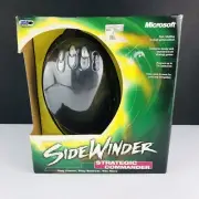 Microsoft Sidewinder Strategic Commander Game Controller USB PC Vintage New