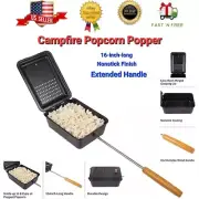 Popcorn Campfire Maker FirePit Grill Heavy Duty Outdoor Old Fashion Camping Fun