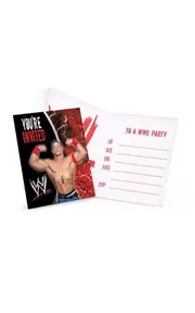 Wwe John Cena Wrestling Invitations (8)