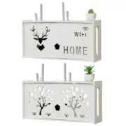 Convenient WiFi Storage Box for Router and TV Gamer Organization and Decor