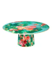 [Maxwell & Williams] Teas & C's Tropicana Footed Cake Stand 20cm Gift Boxed in Blue