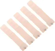 [DEARMAMY] 20pcs Women Elastic Bra Buckles Bra Buckle Bra Strap Extensions Stretchy Bra Extensions for Women Stainless Buckle Skin Tone Easy Install