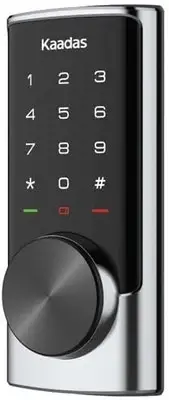 Kaadas Deadbolt Smart Door Lock RX-C-SN, Satin Nickel, Keyless, Modern