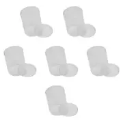 6 Pcs Round Storage Box Figurine Display Case Collection Container Small