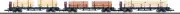 Marklin 82570 Z DRG Railroad Company Flat Car Set (Set of 3) NIB