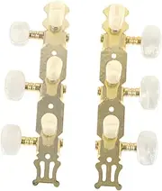 [TEMPNAP] Plated Classical Guitar Tuning Pegs Durable Design with Acrylic Heads for Enhanced Sound Quality and Easy String Replacement Guitar Replacement Accessories