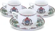 Turkish Coffee Set Cups Saucers Espresso And Porcelain Cup Arabic Greek Ceramic
