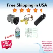 Compressor & Valve A/C Fit Mitsubishi Montero 1989-1991