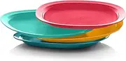 Tupperware Brand Microwave Reheatable Luncheon Plates - Dishwasher & Microwave Safe - BPA Free - Reusable, Lightweight, Durable & Great for Kids