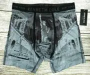MENS KENNETH COLE STATUE OF LIBERTY NEW YORK CHARCOAL BOXER BRIEF SIZE S (28/30)