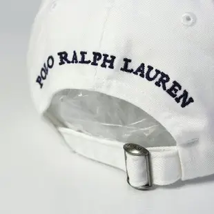 美國百分百【全新真品】Ralph Lauren 帽子 RL 配件 棒球帽 Polo 小熊 帆布老帽 男女 白色 AE24