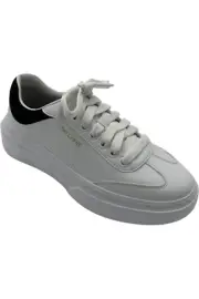 Skechers Cordova Classic Washble Lace Up Sneaker Best Behavior Wht/Blk