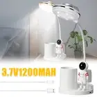 Flexible Clamp LED Light Reading Astronaut Night Lamp Read Table Study Light AUS