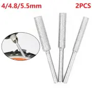 Drill Bits 2PCS Diamond Chainsaw Sharpener Easy To Install Emery Grains
