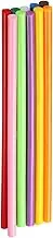 uxcell 10pcs Hot Glue Sticks 0.28" Dia x 7.87" Long EVA Mini Hot Melt Adhesive Glue Stick for Hot Melt Gun Wood Plastic Glass Flowers Fabrics Foam, Multicolor