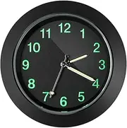 Clock for Car Dashboard,Mini Glowing Vehicle Dashboard Clock | Multifunctional Mini Stick on Dashboard Car Clock for Dashboard Boat Bike Home Decor Borato