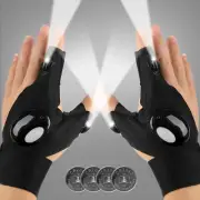 Handsfree LED Flashlight Gloves, Fathers Day Dad Gifts for Fishing Dad for Worki