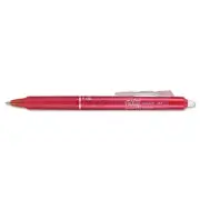 Pilot FriXion Clicker Erasable Gel Ink Retractable Pen Red Ink .7mm 31452