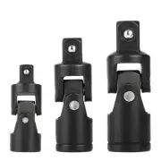 1/4 3/8 1/2in Drive Swivel Impact Universal Joint Socket Set Adapter Tool Set