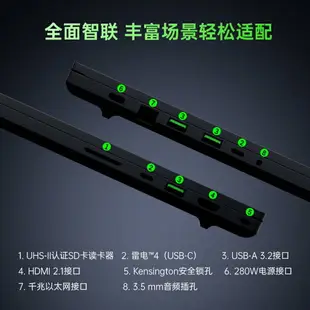 【十二代i9】RazerBlade雷蛇靈刃17電競游戲12代筆記本電腦RTX3080Ti超清17.3英寸屏幕4K-144Hz