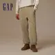Gap 男裝 Logo純棉束口鬆緊棉褲-卡其色(810629)