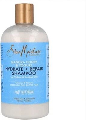Shea Moisture Manuka Honey & Yoghurt Hydrate + Repair Shampoo 384ml
