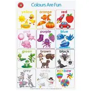 Learning Can Be Fun Colours Are Fun Double Sided Chart