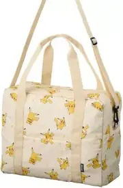 Pokémon Pikachu Travel Carry-on bag that tucks away in pouch 23L new Japan LTD