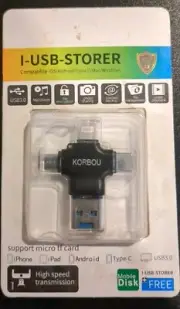 4 in 1 Micro USB C Lightning OTG Micro SD TF Card Reader for Android Apple Windo