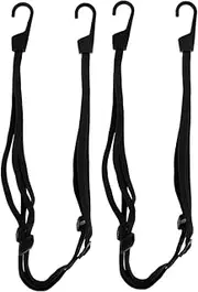 Ciieeo 2pcs Bungee Cord for Motorcycle Helmet High Elasticity Luggage Straps with Dual Hooks Portable and Durable Tie Down Straps for Bike and Car Use