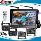Digital Wireless 10.1" DVR Monitor Looping Record 4x Reversing Camera For Truck