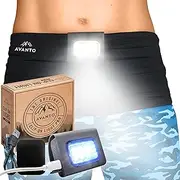 AVANTO Clip On Running Light PRO, Addon to Reflective Running Gear for Runners, USB Rechargeable LED Light