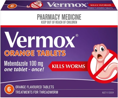 Worm Treatment 100 Mg 6 Tablets
