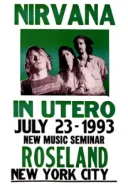 Nirvana Poster, In Utero, Concert at Roseland, New York City