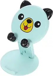 ELAYARD Folding Animal Design PP Desktop Phone Holder Portable Mobile Phone Stand for Conferences Live Streaming and Video Watching Smooth Surface Strong Support Practical Use Compact