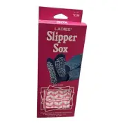 Vintage Ladies Slipper Socks Pink OSFA Kentucky Derby Hoosery Company
