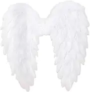 Generic Angel Wings Kids Feather Wings Dress Up Halloween Costume Cosplay Wing for Stage Performance Festival, White, Kids