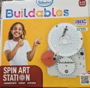 Skillmatics STEM Building Toy : Buildables Spin Art Station | Gifts for 8+ Years