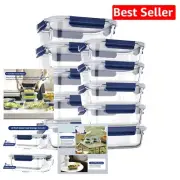 Eco-Friendly Airtight Glass Storage Containers - Perfect for Meal Prep & Picnics